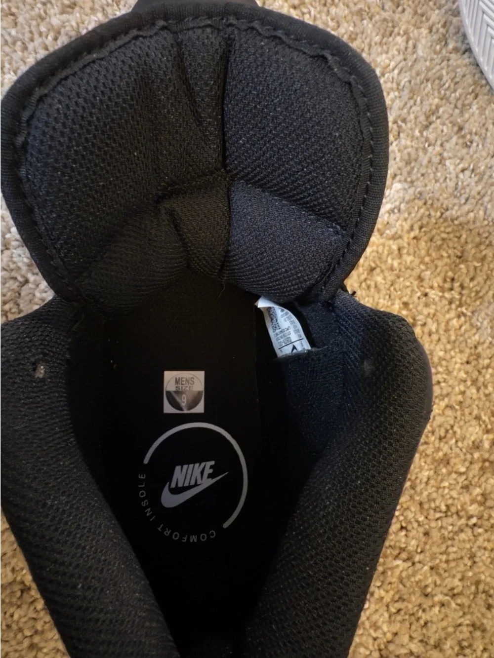 Nike black mid